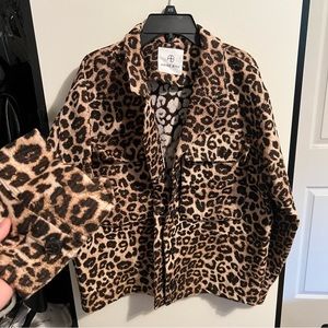 Anine bing leopard jacket